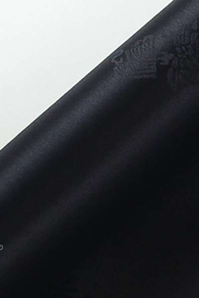 Soohwa Pattern Fabric Base Silk 10 (Black) [Gyubang Craft Material, Mulberry Silk, Silk, Twill Weave, Hanbok Fabric]