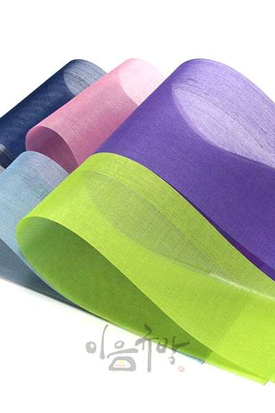 Silk Pongee Fabric Scraps Bundle - Traditional Korean Craft Materials, Jogakbo, Hanbok Accents, Pure Silk