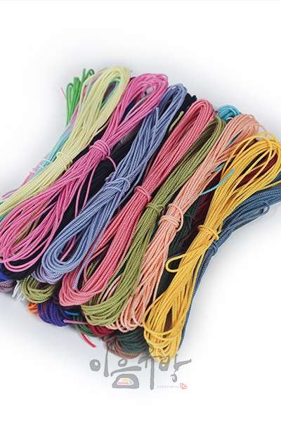 Twisted Silk Thread - 33 Color Set 2 (4m each) [Gyubang Craft Material, Traditional Knot, Rayon Thread]