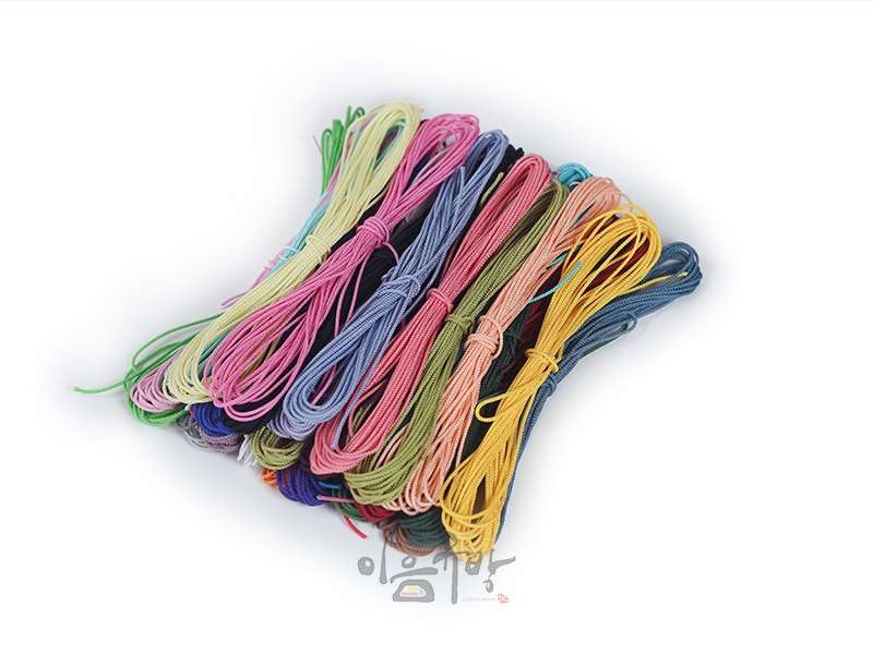 Twisted Silk Thread - 33 Color Set 2 (4m each) [Gyubang Craft Material, Traditional Knot, Rayon Thread]