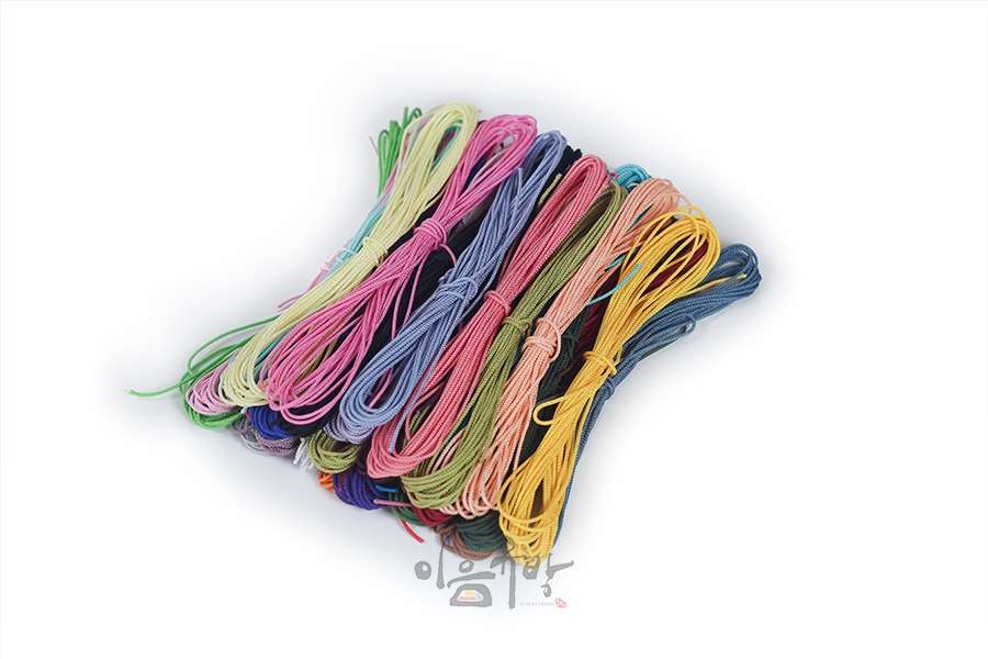 Twisted Silk Thread - 33 Color Set 2 (4m each) [Gyubang Craft Material, Traditional Knot, Rayon Thread]