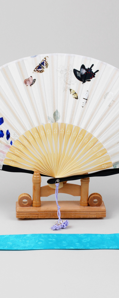Hwa-jeop-do Fan and Fan Case Set