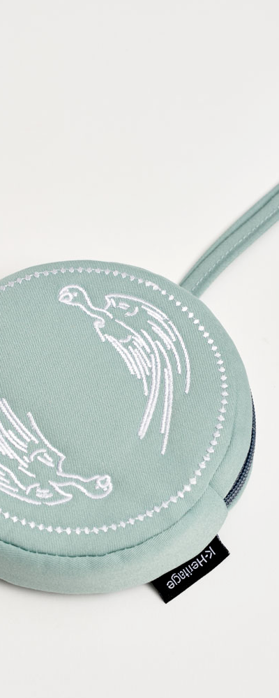 [140th Anniversary of Korea-France Diplomatic Relations] Celadon Parrot Pattern Bowl Coin Purse