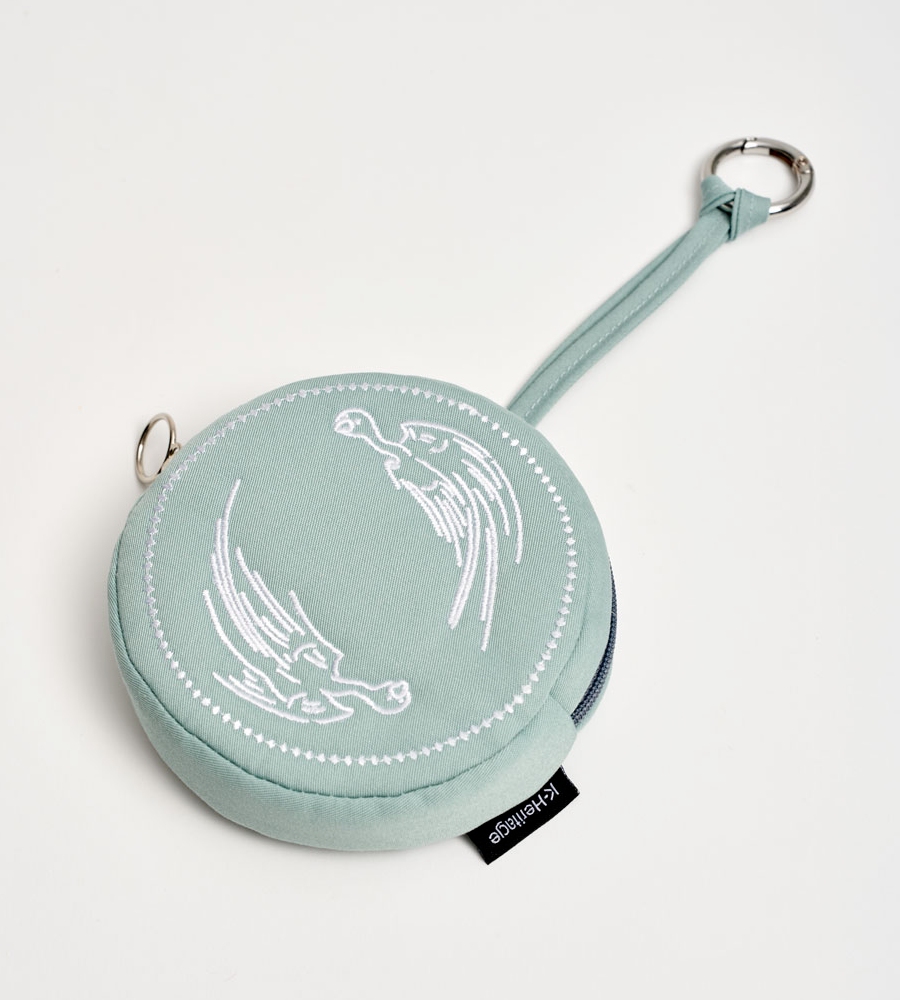 [140th Anniversary of Korea-France Diplomatic Relations] Celadon Parrot Pattern Bowl Coin Purse