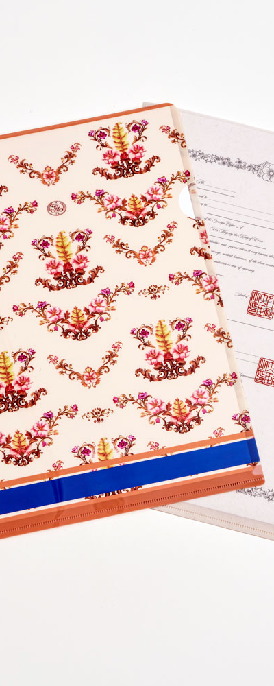[140th Anniversary of Korea-France Diplomatic Relations] PP File Holder 2 Types (Salamina / Joseon Empire Passport Format)