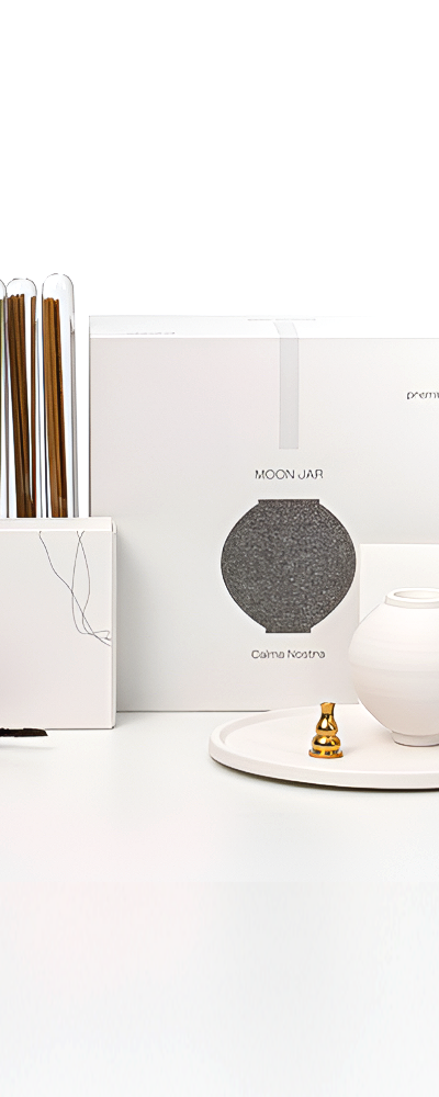 Moon Jar Gift Set (Incense Included)