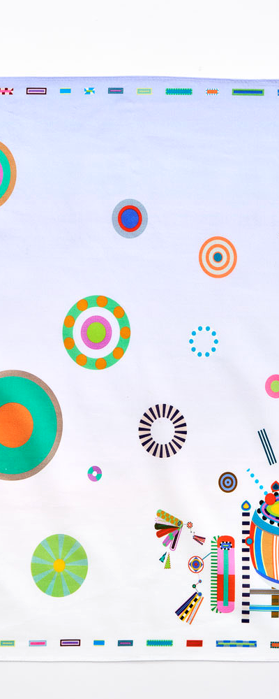 2026 Royal Culture Festival Mugu Pattern Hand Towel