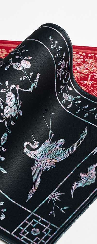 Mother-of-Pearl Long Pad Sticker Set