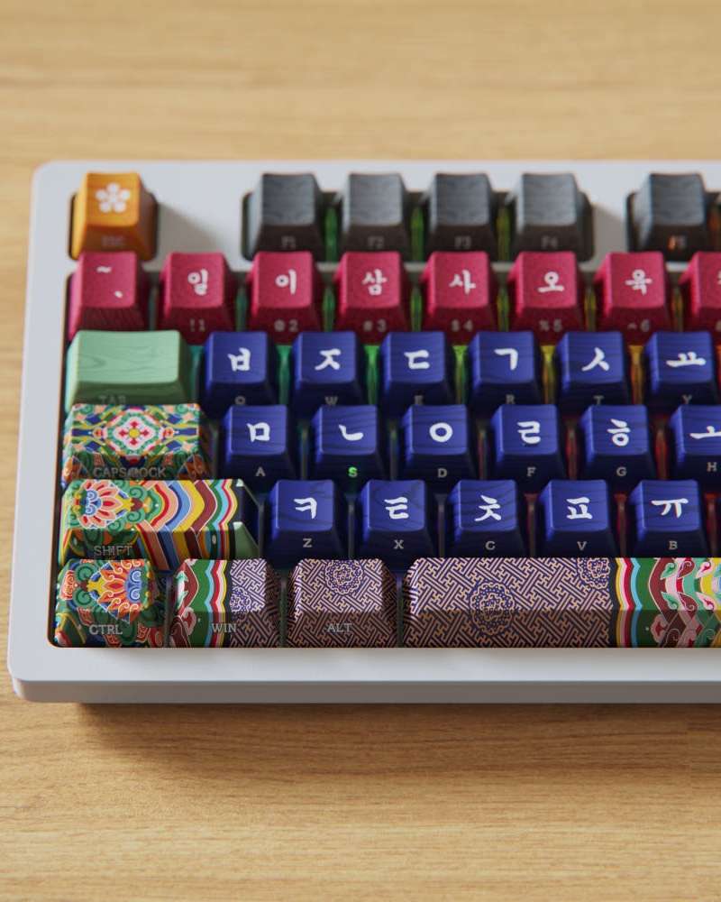 Dancheong Wired Mechanical Keyboard - Gyeongmi Hall Edition