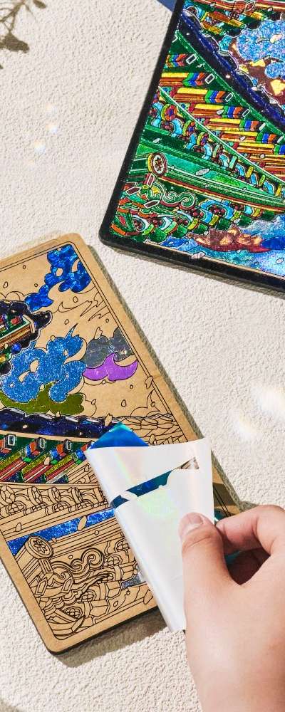 Palace Four Seasons Glitter Art - Changgyeongung in Snow