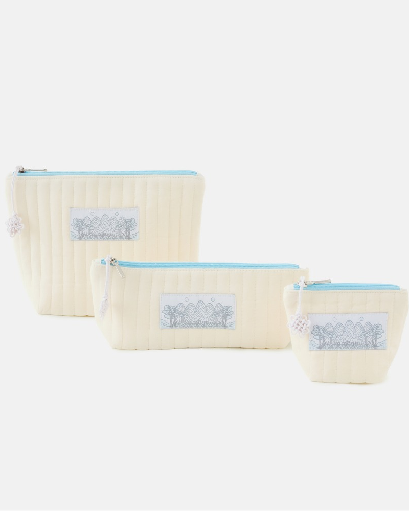 IrrwolObong Quilted Pouch (Cotton/S, M, L)
