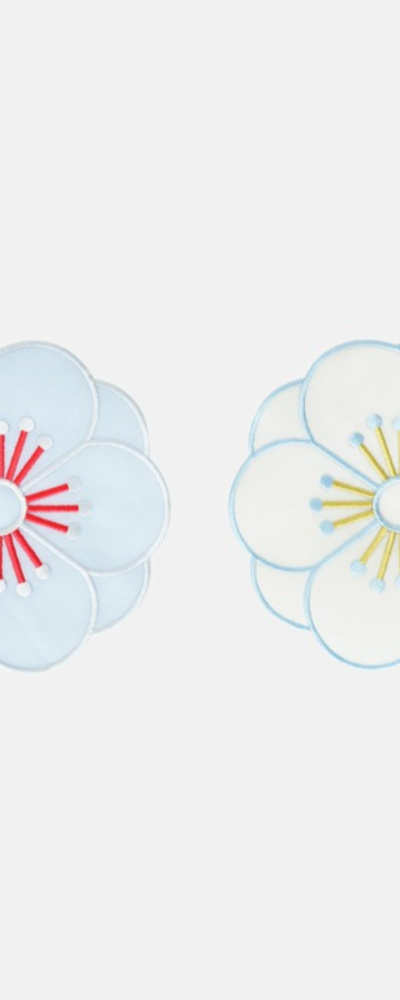 Plum Blossom Ramie Coaster