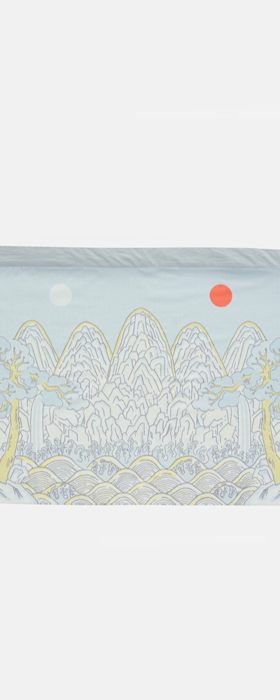 Sun, Moon, and Five Peaks Half Apron