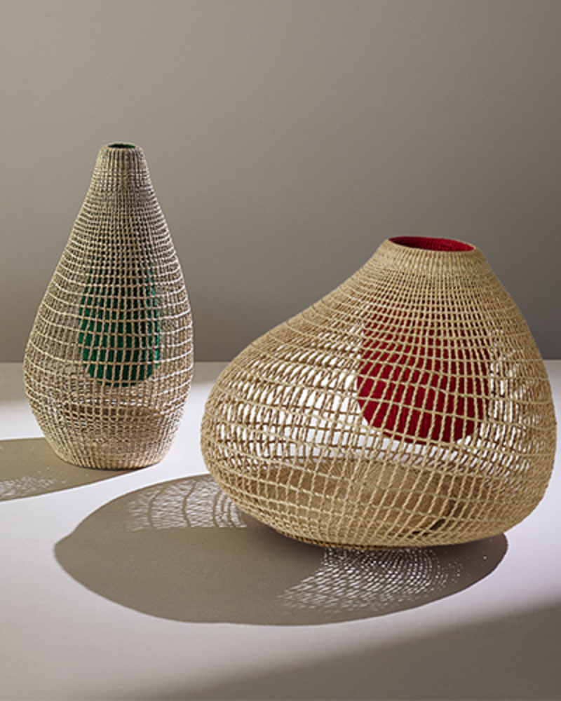 Layered Porcelain Vase