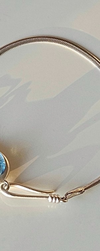 Blue and White Porcelain Bracelet