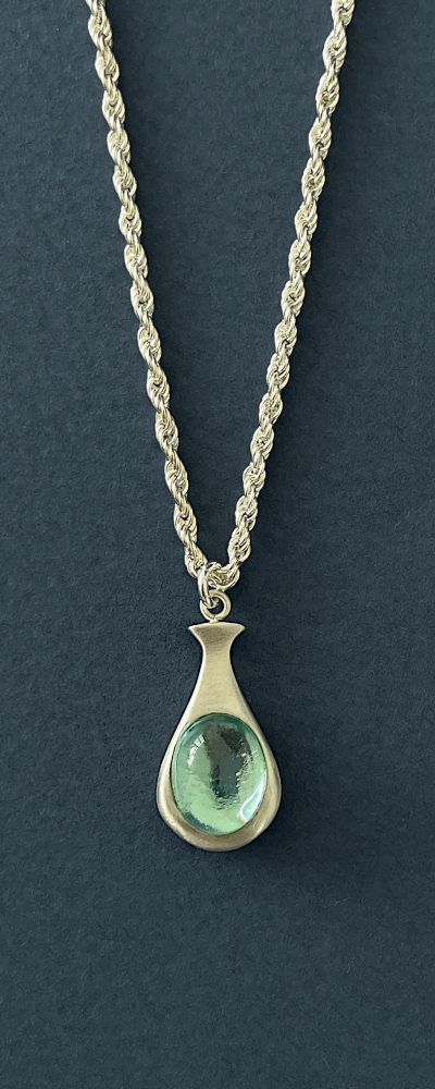 Blue and White Porcelain Necklace