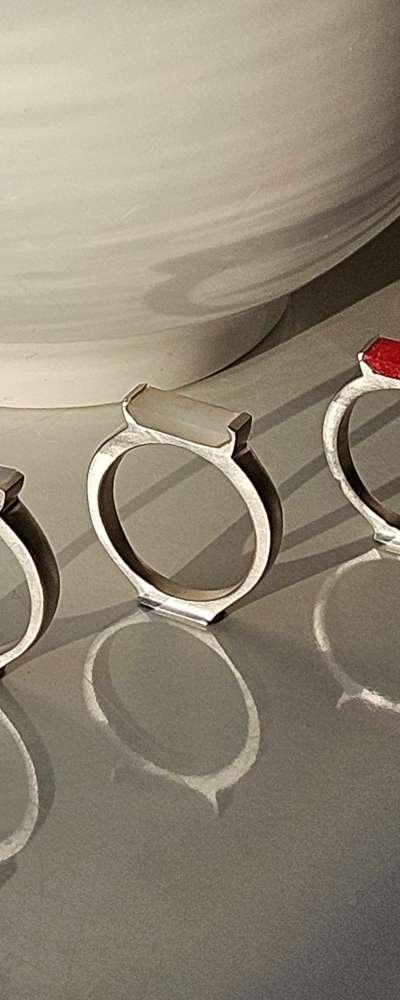 Cheongbaekhong Moon Jar Ring