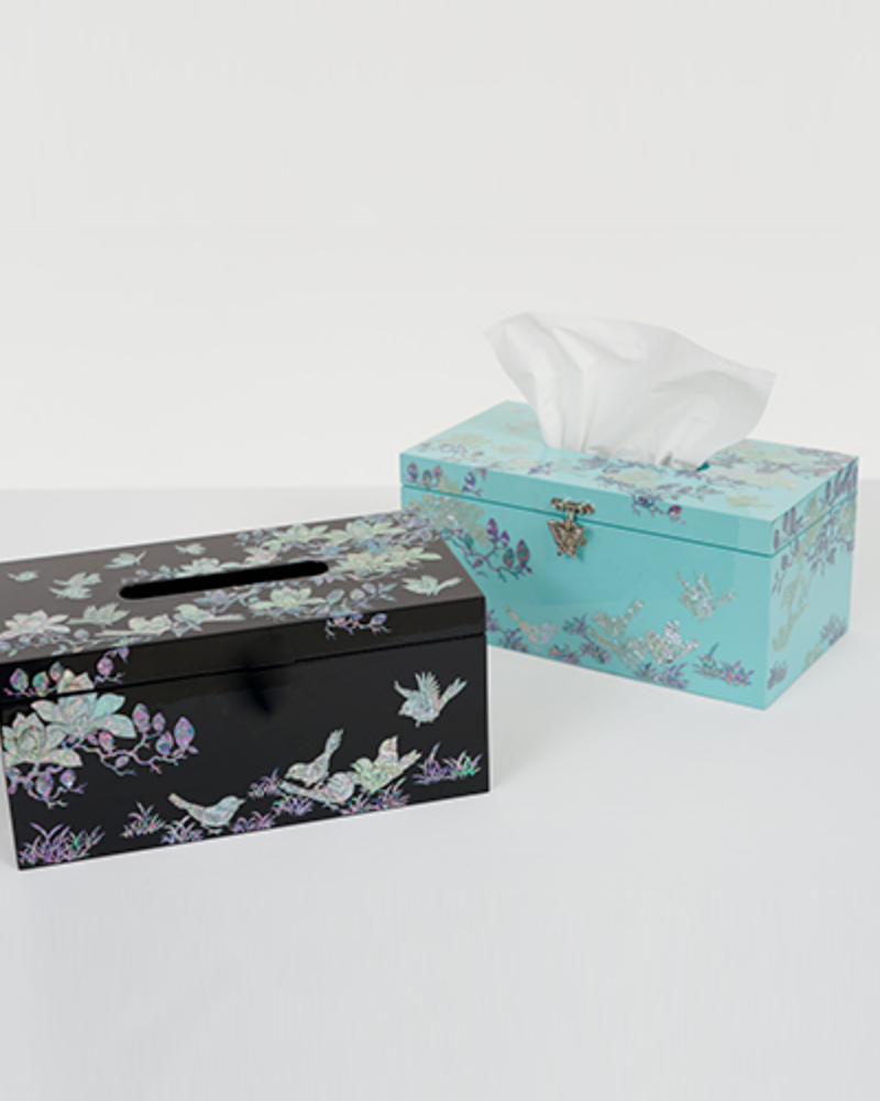 Magnolia Garden Mother-of-Pearl Tissue Case