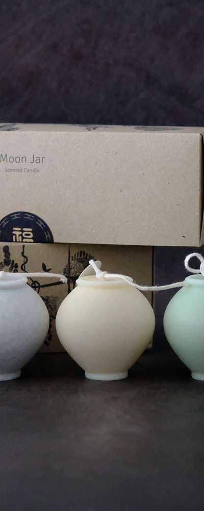 Mini Moon Jar Objet Candle 3-Piece Set