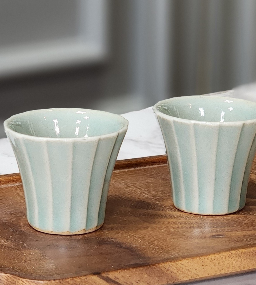 Wrinkled Shot Glass Set (2p)