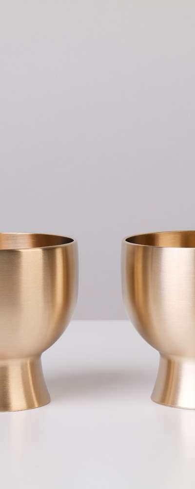 Bangja Yugi Pedestal Makgeolli Cups Set of 2