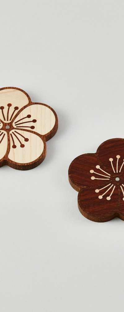 Plum Blossom Pattern Coaster