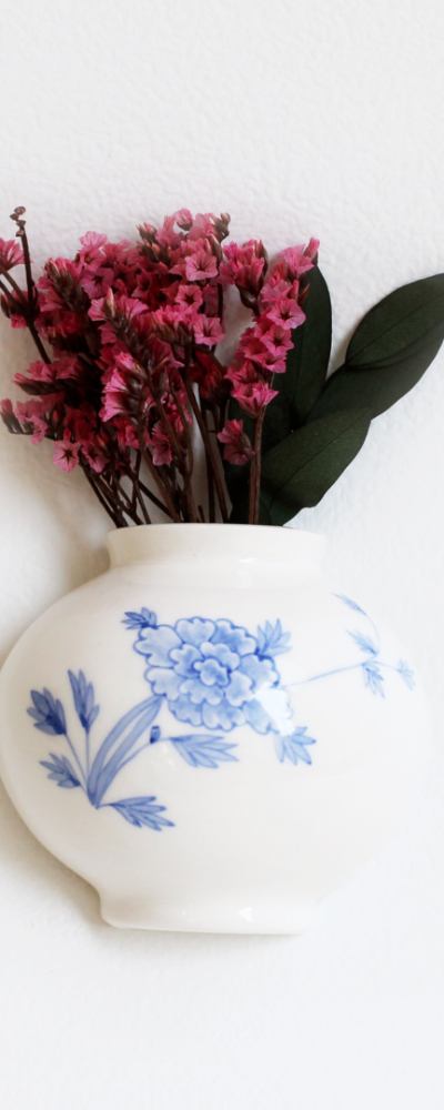 Blue and White Peony Jar Magnet