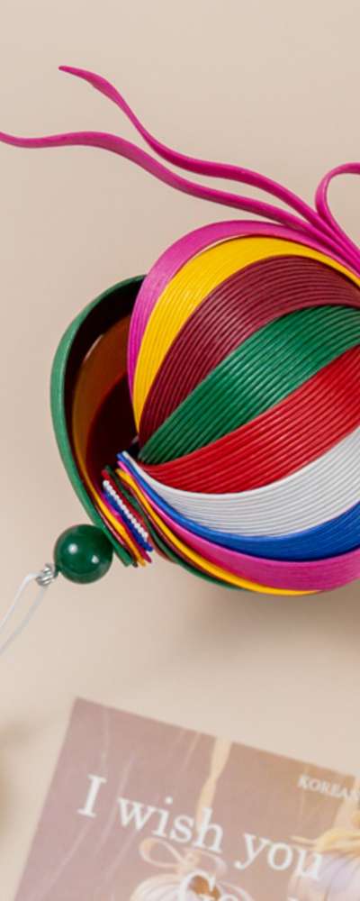 Recycled Paper Saekdong Boksoora Ornament