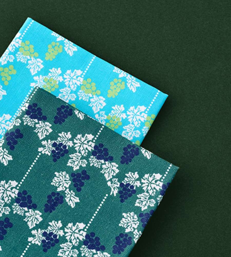 Nakseonjae Grape Pattern Handkerchief