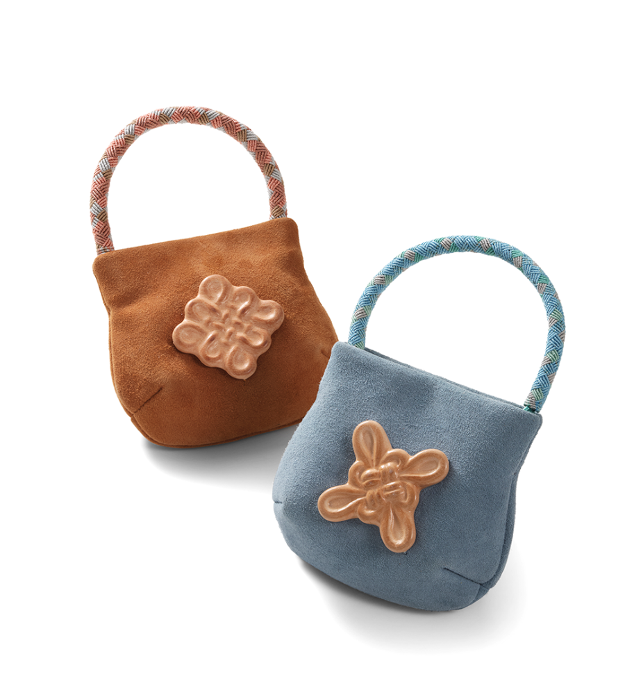 Iyeum_Diamond Pattern Handle Decoration Mini Bag
