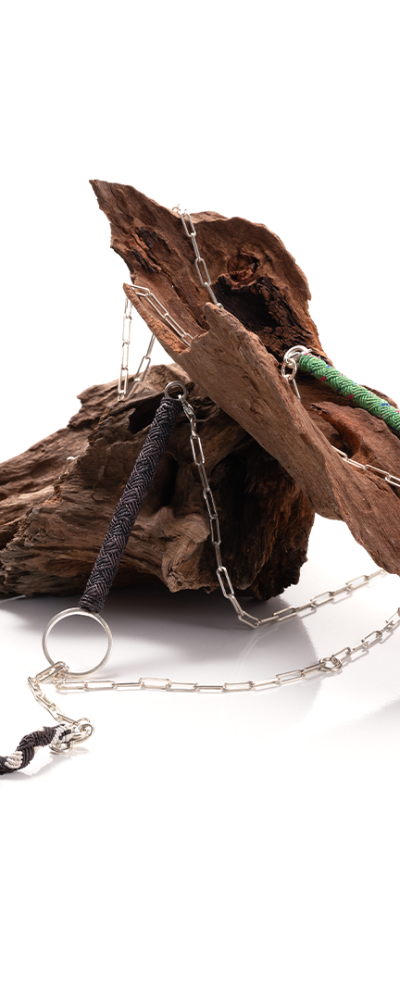 Ieum_Diamond Pattern Chain Necklace