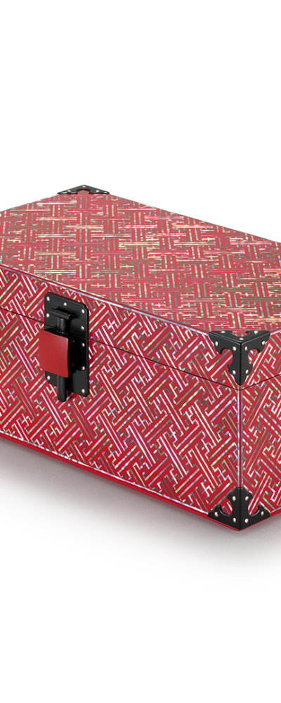 Precious Stone White Pattern Box