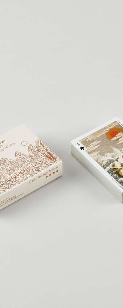 Auspicious Pattern Poker Cards