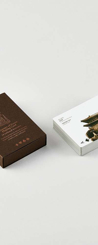 Poker Cards: Korean National Treasures and Cultural Properties