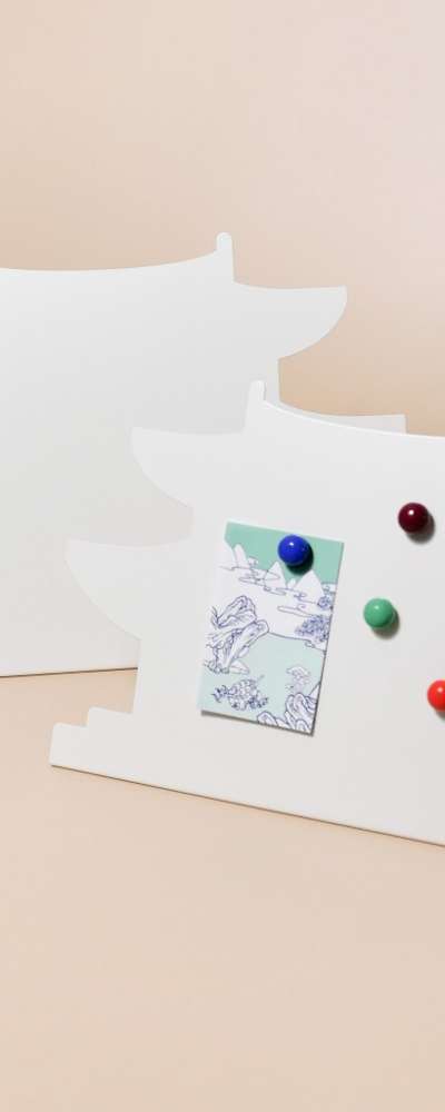 Palace Memo Board Dancheong Magnet Set