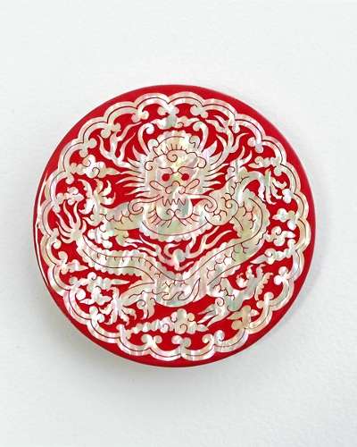 Gonryongpo Mother-of-Pearl Lacquerware Magnet