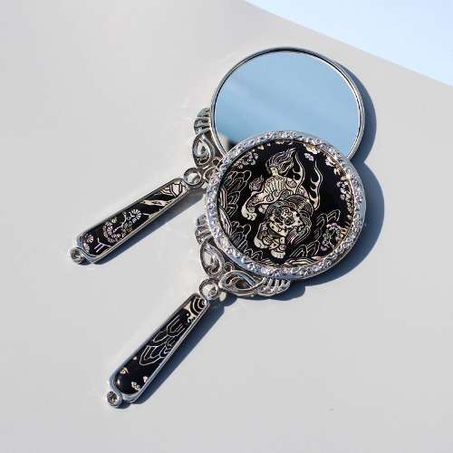 Mother-of-Pearl Hand Mirror