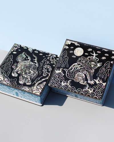 Mother-of-Pearl Adhesive Memo Notes (Haechi, Cheonrok)