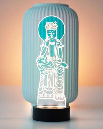 Aurora Maitreya Meditation Mood Lamp (Rechargeable, Touch Control)