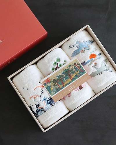 Ten Symbols of Longevity Towel 3-Piece Set