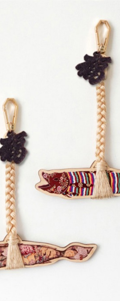 Dried Pollock Fish Car Hanging Ornament