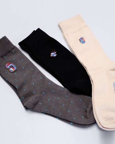 Blue Dragon Socks 3-Piece Set