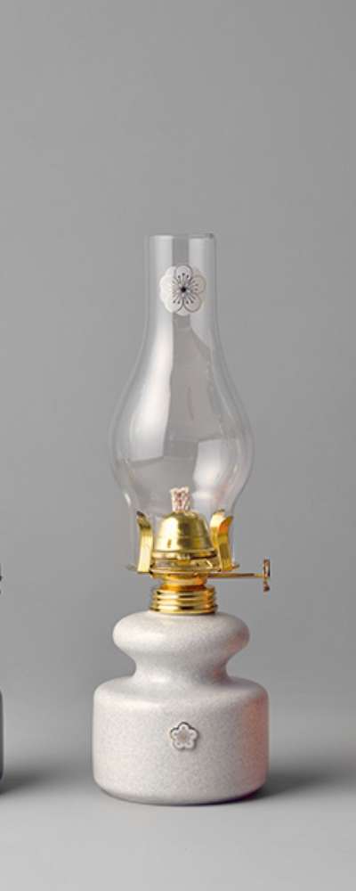 Plum Blossom Oil Lamp (Round/Large)