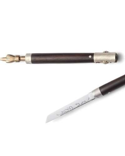 Ebony and Silver-Plated Pen Jangdo
