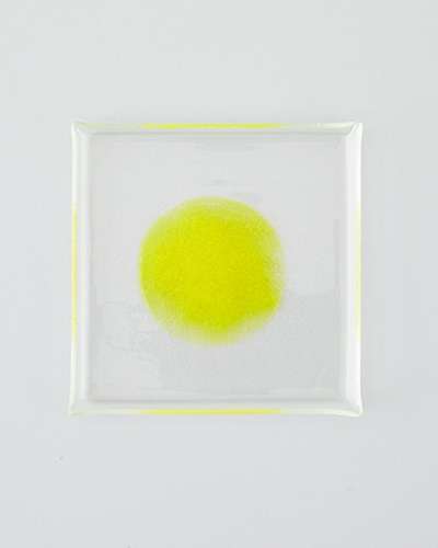 Leisure Moon Square Plate (Square Yellow/Square Blue)