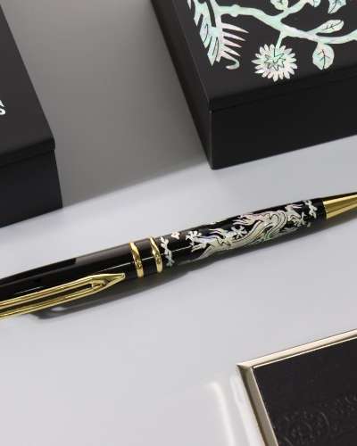 Cloud and Dragon Nacre Ballpoint Pen