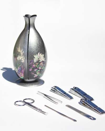 Nacre Plum Blossom Pruning Shears Four Gentlemen 777 Nail Clipper Set
