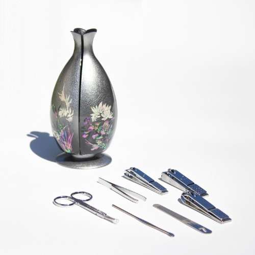 Nacre Plum Blossom Pruning Shears Four Gentlemen 777 Nail Clipper Set