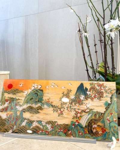Korean Folk Painting Acrylic Frame