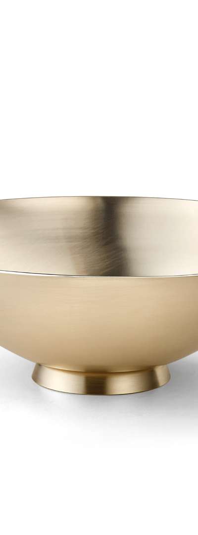 Brass Salad Bowl